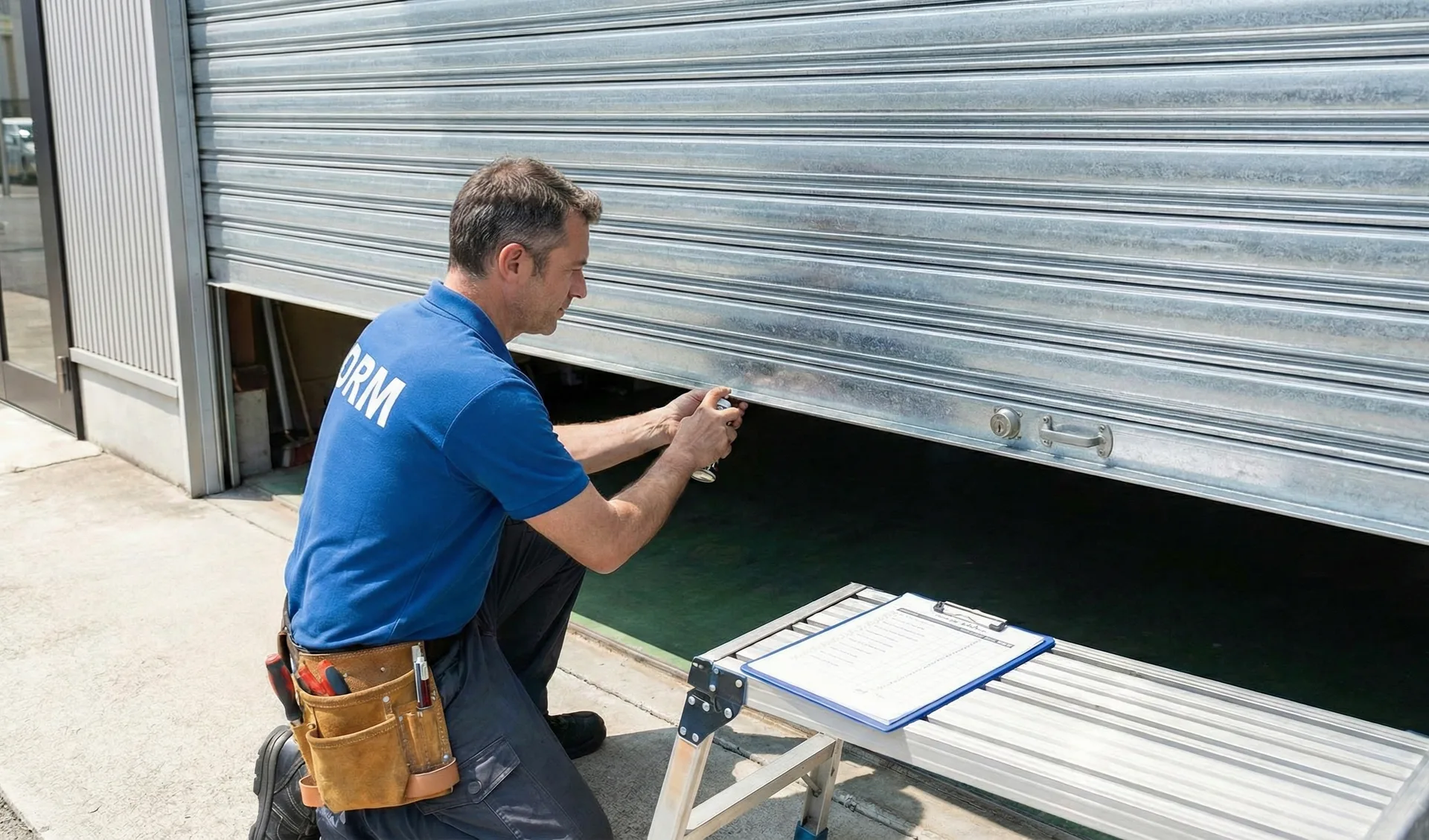 Entretien rideau métallique Montreuil