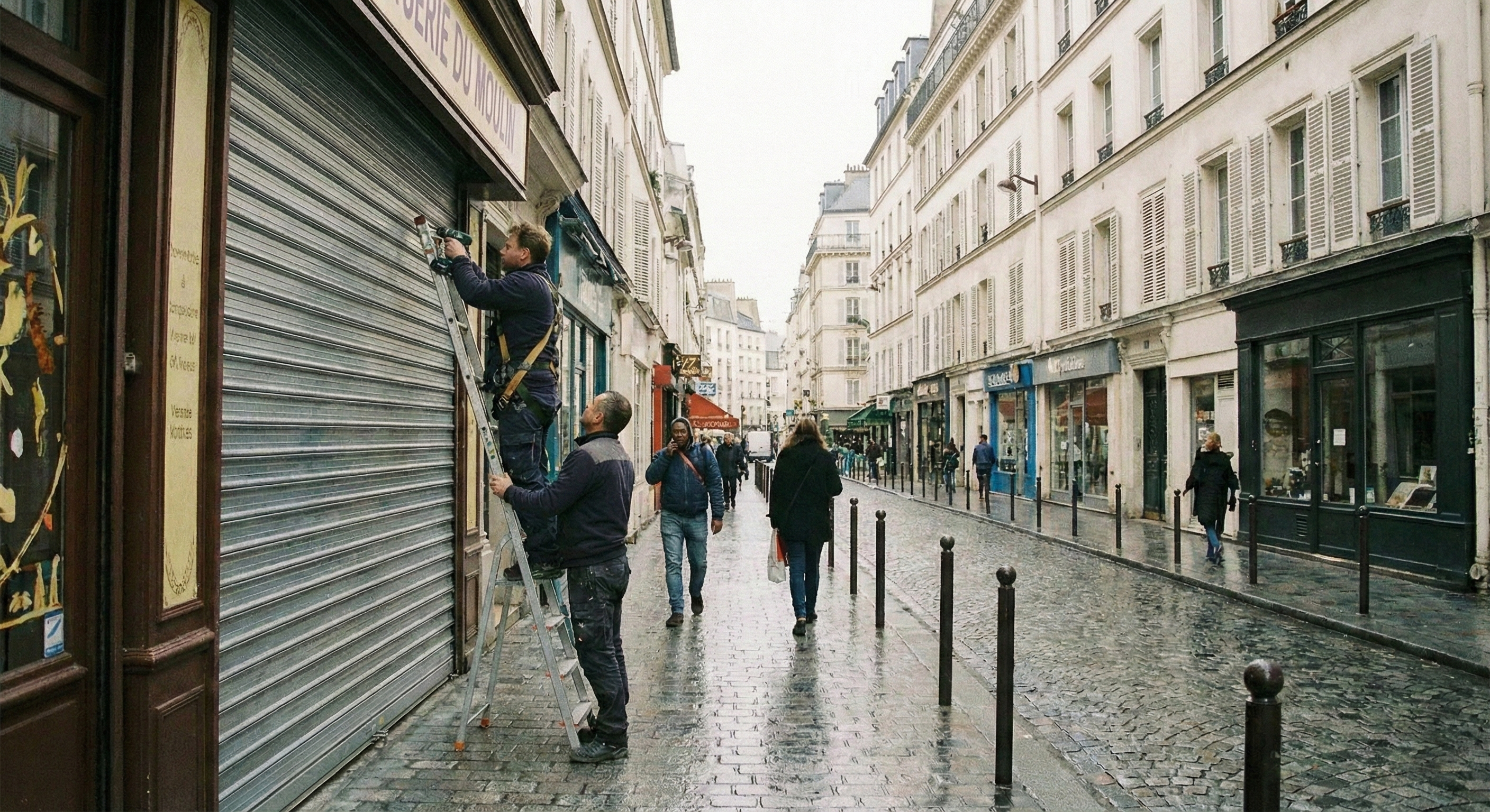Installation rideau métallique Montreuil