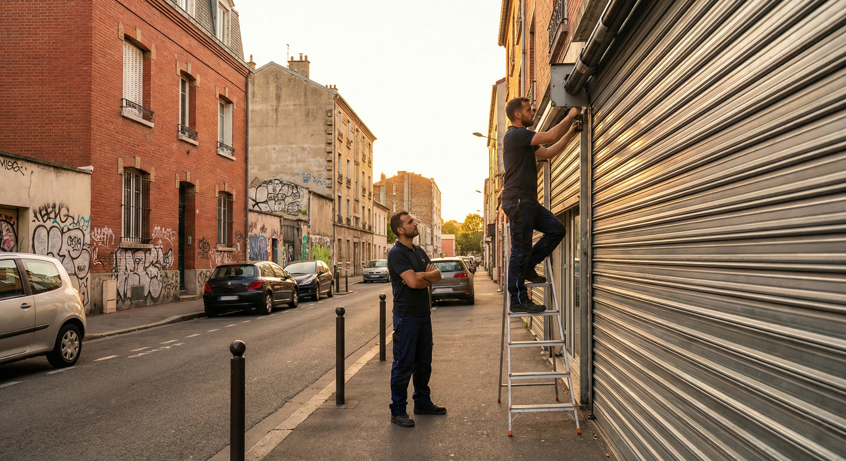 Dépannage rideau métallique Montreuil
